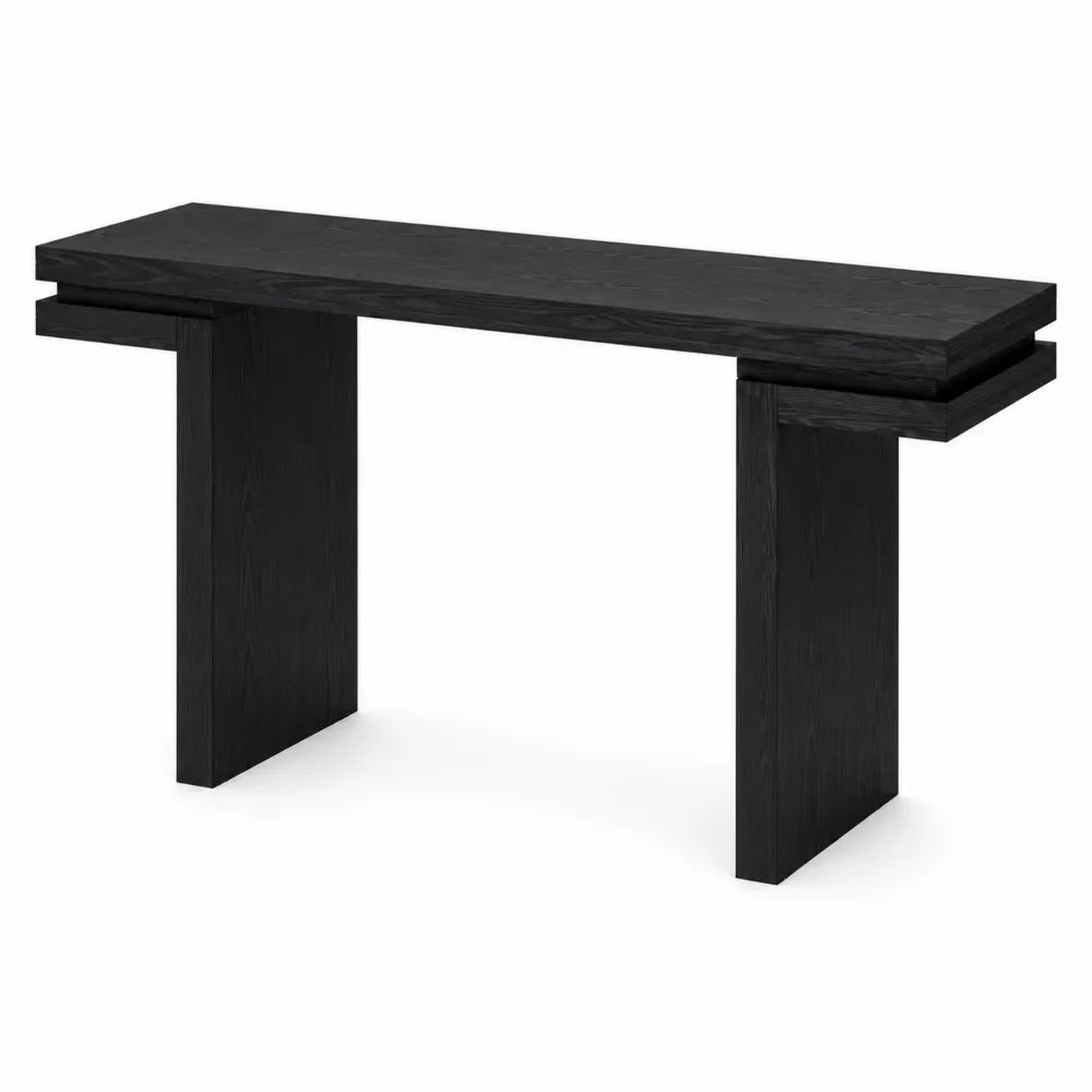 Consolle in Rovere Nero 120x40x75 cm